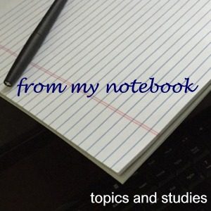 From My Notebook